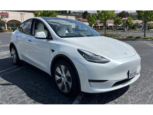 Pearl White Multi-Coat 2020 Tesla Model Y Long Range Dual Motor All-Wheel Drive
