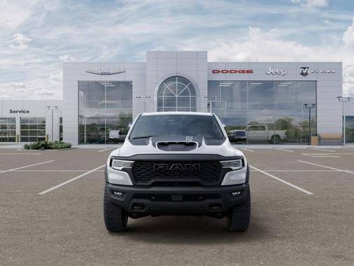 Bright White Clearcoat 2026 RAM 1500 RHO Crew Cab 4x4 5'7' Box