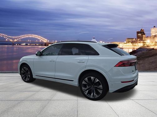 Glacier White Metallic 2025 Audi Q8 55 Premium
