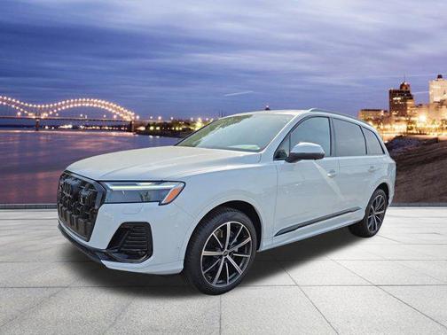 Glacier White Metallic 2026 Audi Q7 45 Premium Plus