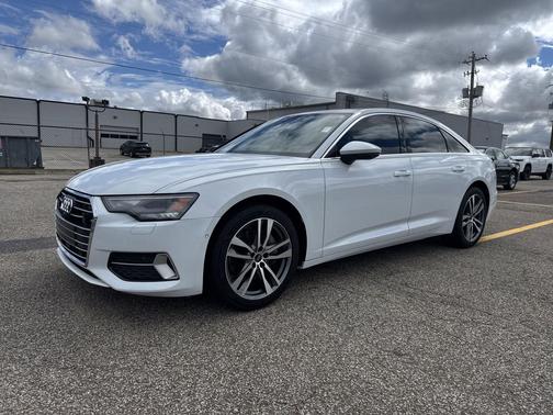 Glacier White Metallic 2023 Audi A6 45 Premium