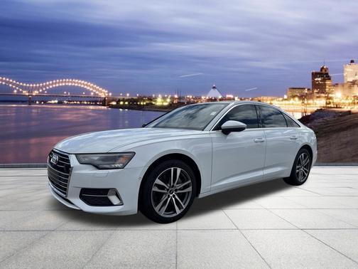 Glacier White Metallic 2023 Audi A6 45 Premium