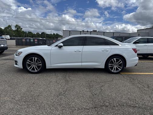 Glacier White Metallic 2023 Audi A6 45 Premium