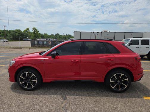 Progressive Red Metallic 2025 Audi Q3 45 S line Premium Plus