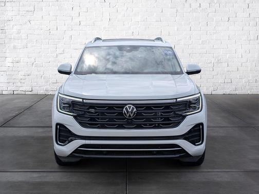 Opal White 2025 Volkswagen Atlas 2.0T SEL Premium R-Line 4MOTION