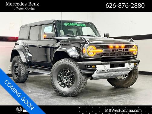 Shadow Black 2022 Ford Bronco Raptor