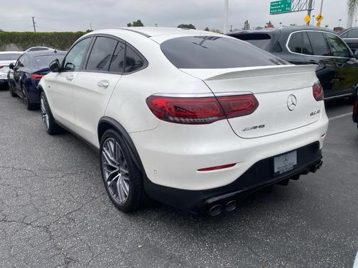 Diamond White Metallic 2021 Mercedes-Benz AMG GLC 43 4MATIC Coupe
