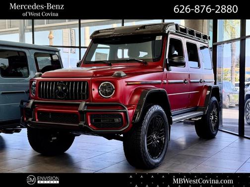 Cardinal Red 2022 Mercedes-Benz AMG G 63 4x4 Squared