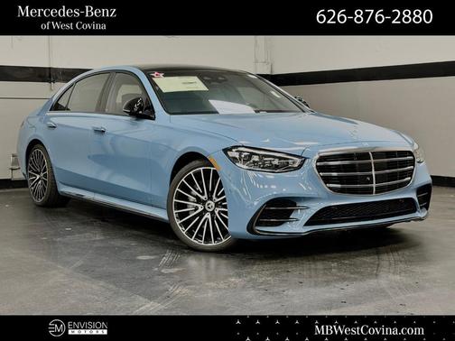 Mystic Blue Metallic 2024 Mercedes-Benz S-Class S 580 4MATIC