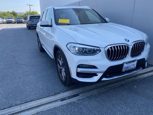 Alpine White 2021 BMW X3 sDrive30i