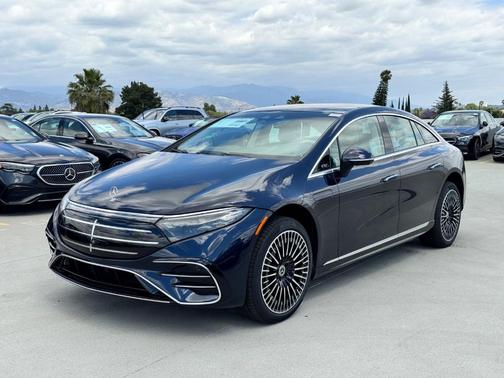 Blue 2026 Mercedes-Benz EQS 450 Base 4MATIC
