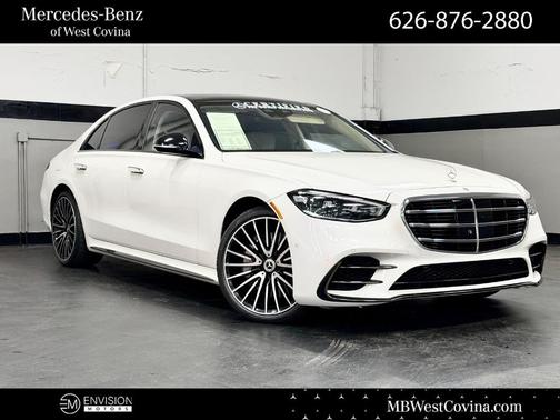 Diamond White 2023 Mercedes-Benz S-Class S 580 4MATIC