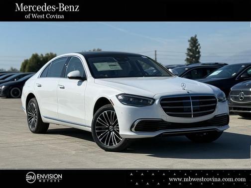 White 2026 Mercedes-Benz S-Class Base
