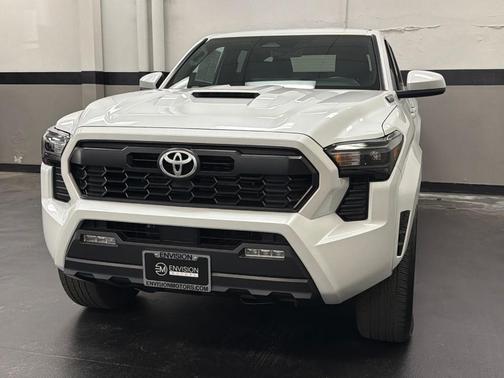 Wind Chill Pearl 2025 Toyota Tacoma Hybrid TRD