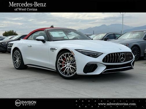 White 2026 Mercedes-Benz AMG SL 55 Base
