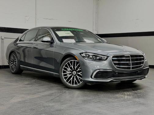Selenite Gray 2024 Mercedes-Benz S-Class S 580 4MATIC