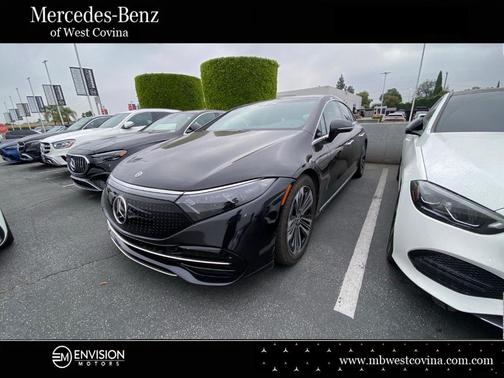 Obsidian Black 2024 Mercedes-Benz EQS 450 Base 4MATIC