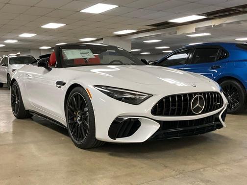 White 2025 Mercedes-Benz AMG SL 55 Base
