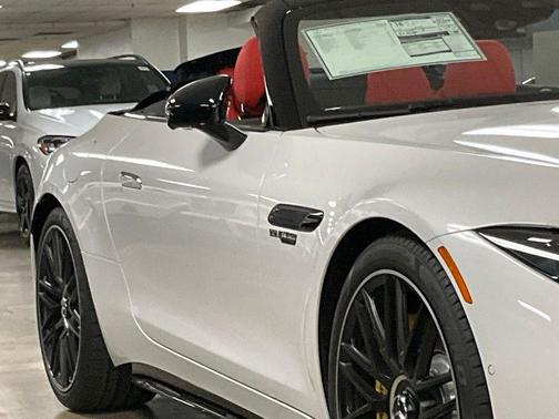 White 2025 Mercedes-Benz AMG SL 55 Base