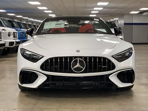 White 2025 Mercedes-Benz AMG SL 55 Base