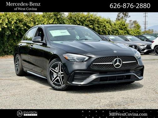 Black 2026 Mercedes-Benz C-Class C 300 4MATIC