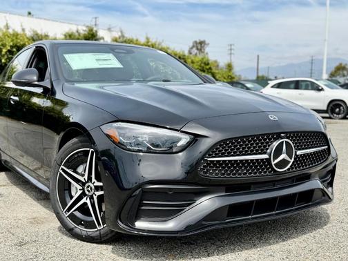 Black 2026 Mercedes-Benz C-Class C 300 4MATIC