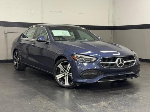Blue 2026 Mercedes-Benz C-Class C 300 4MATIC