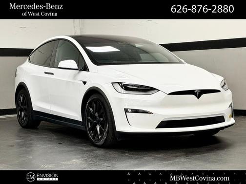 Pearl White Multi 2022 Tesla Model X Base