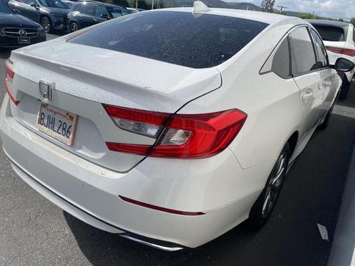 White 2019 Honda Accord LX