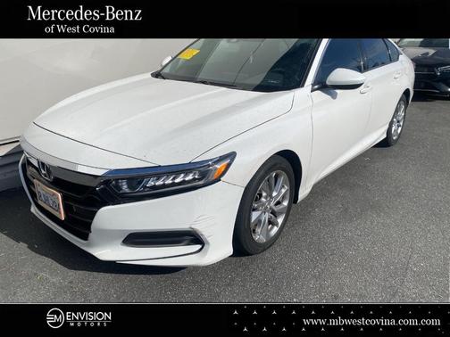 White 2019 Honda Accord LX