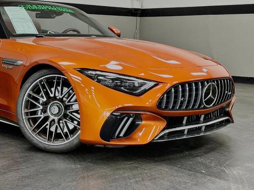 Orange Flame Metallic 2024 Mercedes-Benz AMG SL 63 Base