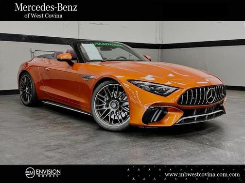 Orange Flame Metallic 2024 Mercedes-Benz AMG SL 63 Base
