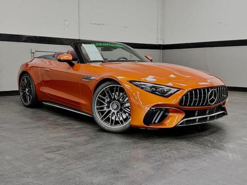 Orange Flame Metallic 2024 Mercedes-Benz AMG SL 63 Base