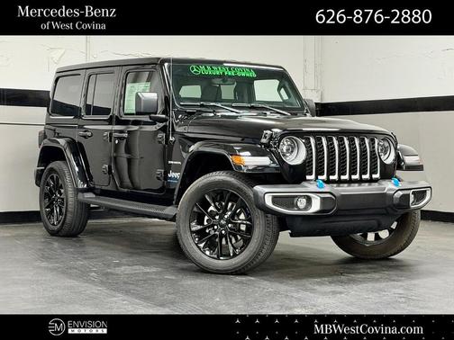 Black Clearcoat 2023 Jeep Wrangler 4xe Sahara