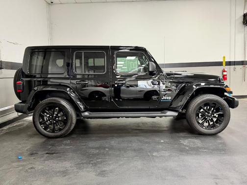 Black Clearcoat 2023 Jeep Wrangler 4xe Sahara