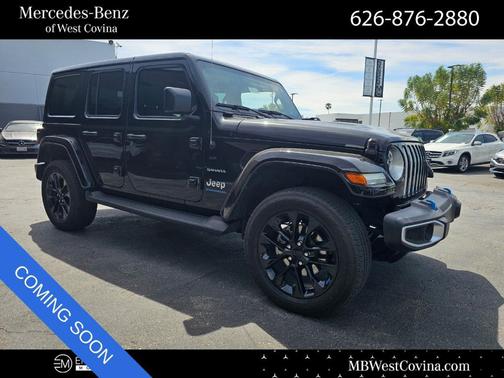 Black Clearcoat 2023 Jeep Wrangler 4xe Sahara