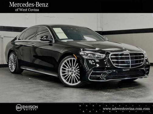 Black 2022 Mercedes-Benz S-Class S 580 4MATIC