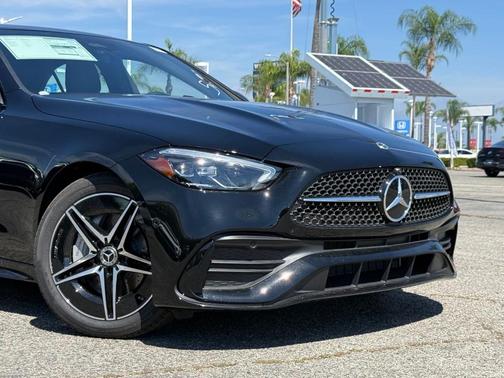 Black 2026 Mercedes-Benz C-Class C 300 4MATIC