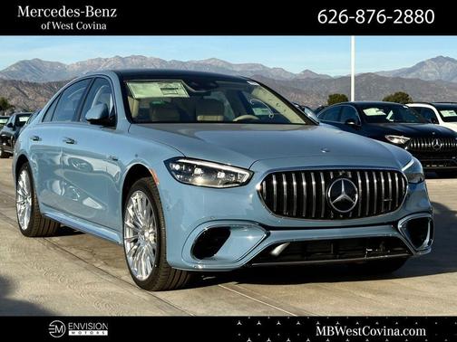 Blue 2025 Mercedes-Benz AMG S 63 E Base