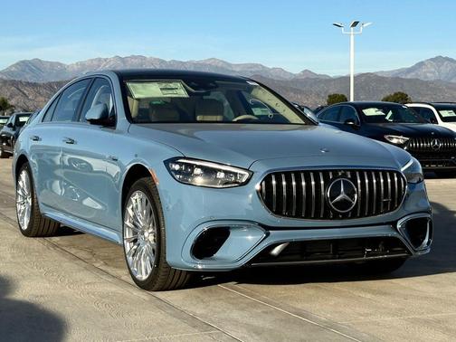 Blue 2025 Mercedes-Benz AMG S 63 E Base