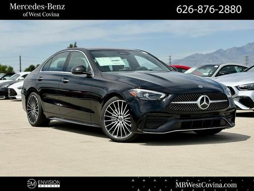 Black 2026 Mercedes-Benz C-Class C 300 4MATIC