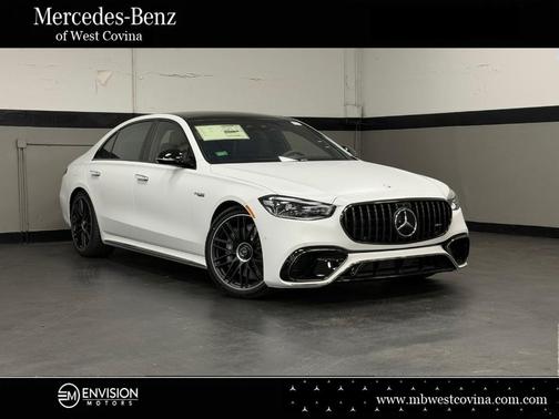 White 2026 Mercedes-Benz AMG S 63 E Base