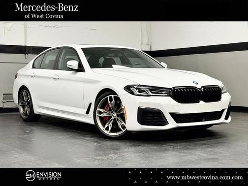 Alpine White 2023 BMW M550 i xDrive