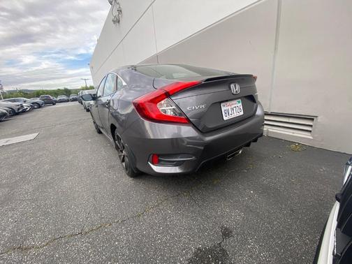 Modern Steel Metallic 2021 Honda Civic Sport