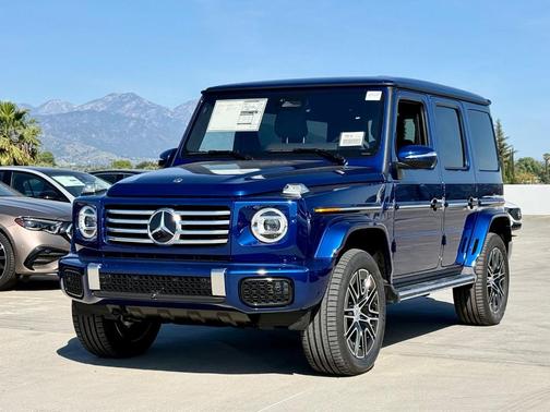 Blue 2026 Mercedes-Benz G-Class 580