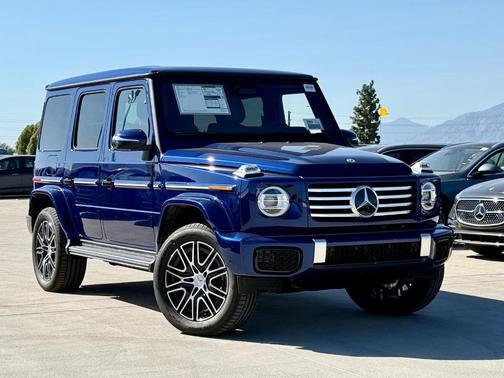 Blue 2026 Mercedes-Benz G-Class 580