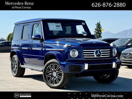 Blue 2026 Mercedes-Benz G-Class 580