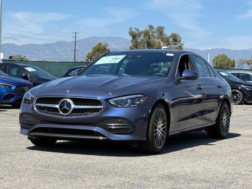 Blue 2026 Mercedes-Benz C-Class C 300 4MATIC