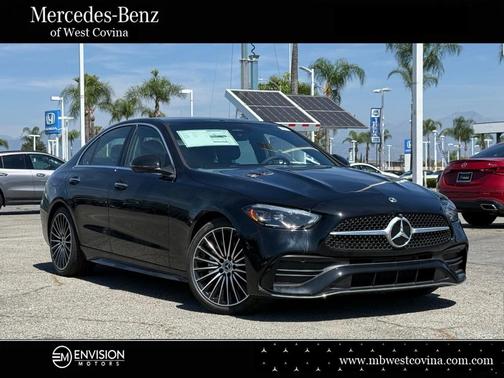 Black 2026 Mercedes-Benz C-Class C 300 4MATIC