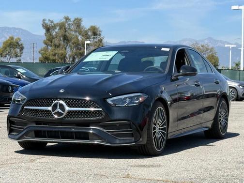 Black 2026 Mercedes-Benz C-Class C 300 4MATIC